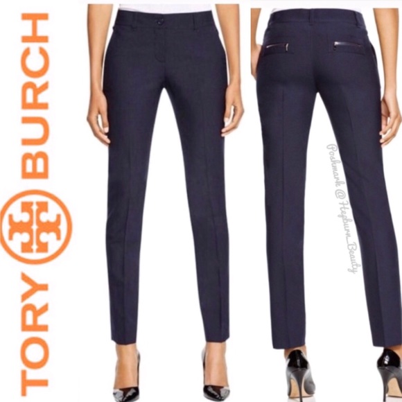 Tory Burch Pants - Tory Burch “Eliza” Stretch-Wool Skinny Pants HP